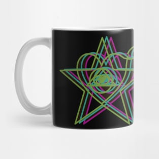 Trippy eye star Mug